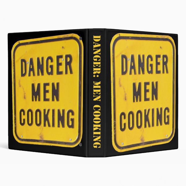 Danger Men Cooking Cookbook Binder (Background)