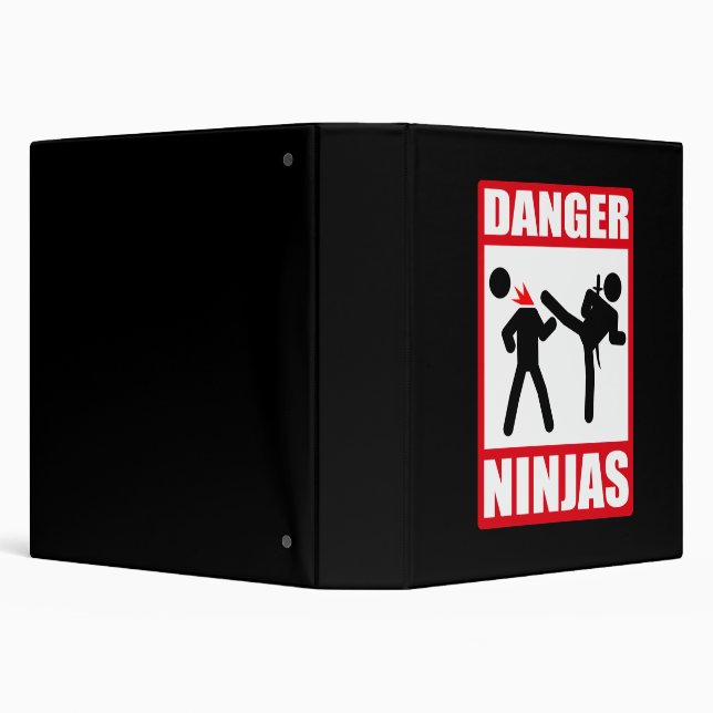 Danger Ninjas 3 Ring Binder (Background)