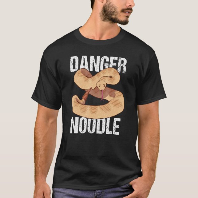 Danger Noodle For Snake T-Shirt (Front)