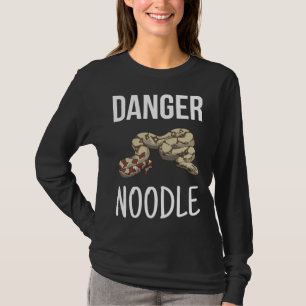 Danger Noodle Herpetologist Ophidian Snake T-Shirt