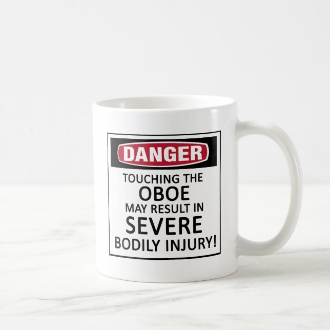 Danger Oboe Coffee Mug (Right)