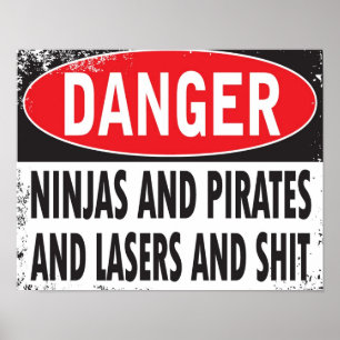 DANGER! Poster (small)