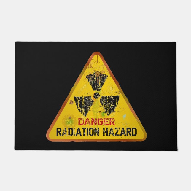 Danger Radiation Hazard Doormat (Front)