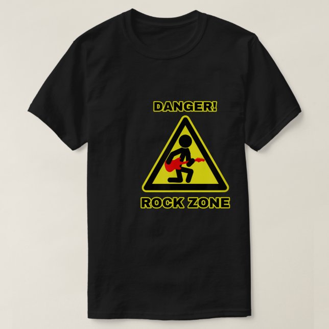 Danger Rock ZoneFunny 629 T-Shirt (Design Front)