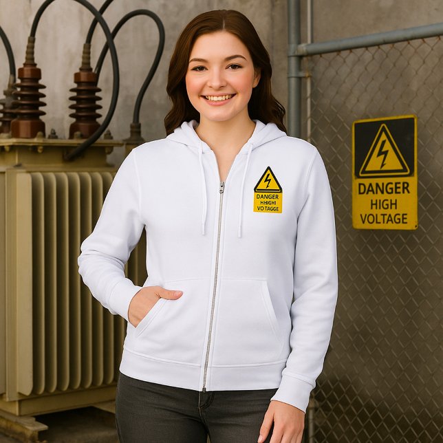 Danger Scaffolding Incomplete Site Warning Hoodie (Creator Uploaded)