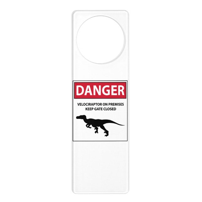 Danger Sign (Raptors) (Front)