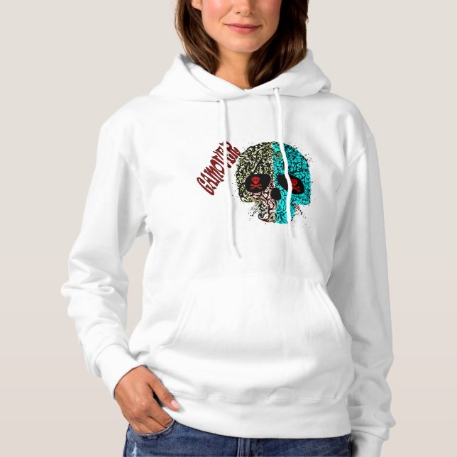 Danger skolette hoodie (Front)