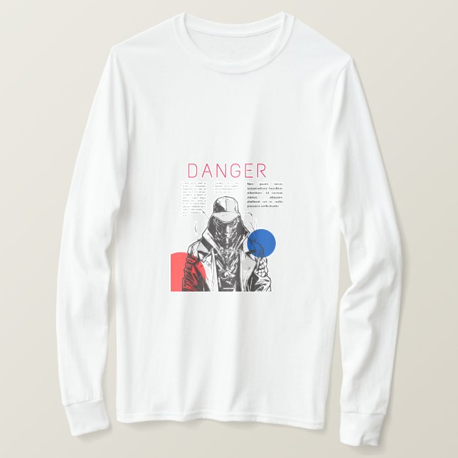 Danger styker mockup  Design T-Shirt (Design Front)