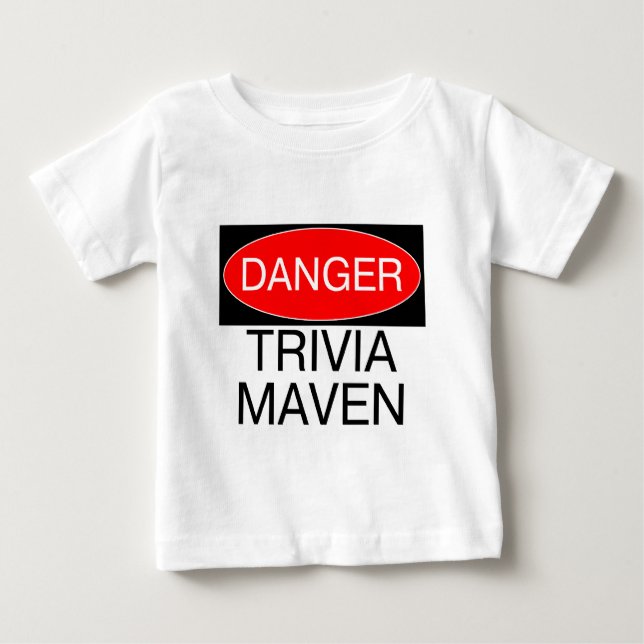 Danger - Trivia Maven Funny Trivia Night T-Shirt (Front)