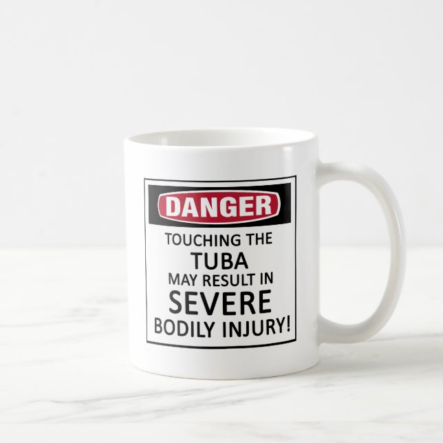 Danger Tuba Coffee Mug (Right)