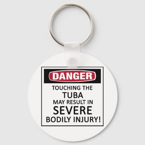 Danger Tuba Keychain