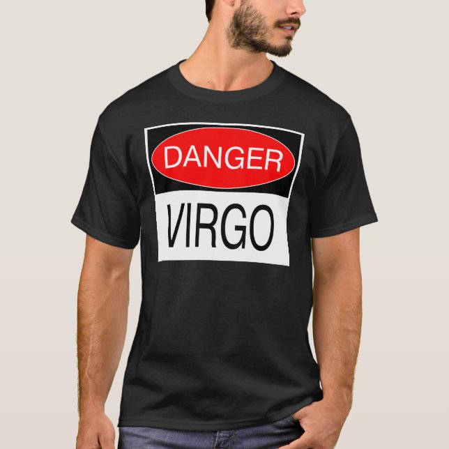 Danger - Virgo Funny Astrology T-Shirt Hat Mug (Front)