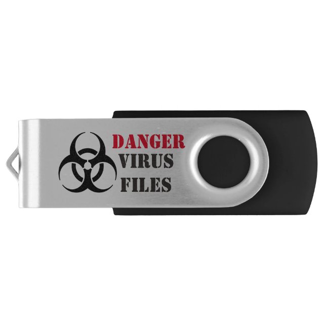 DANGER VIRUS USB FLASH DRIVE (Back)