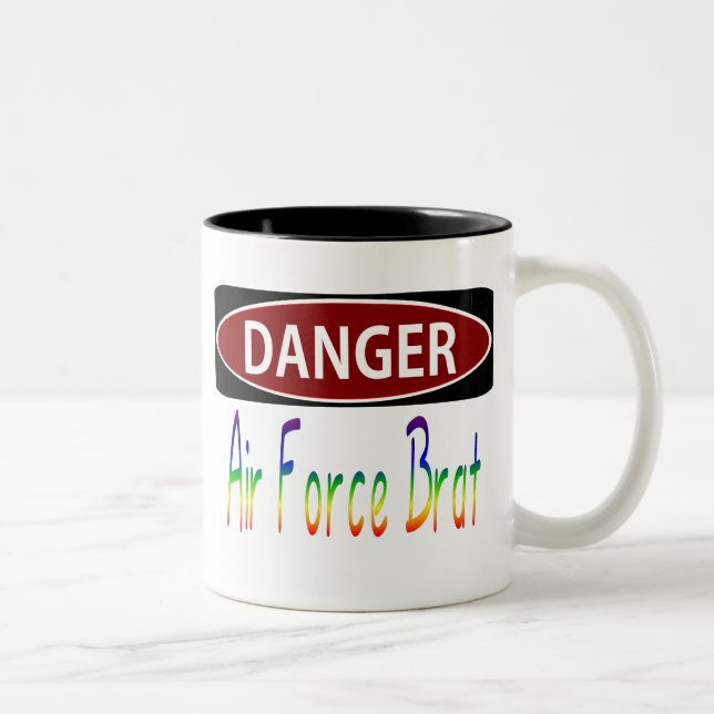 Dangerair Force Brat Two-Tone Coffee Mug (Right)