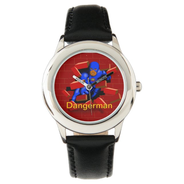 Dangerman Urban Superhero Wall Smash Watch (Front)
