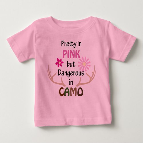 Dangerous in Camo Baby T_Shirt