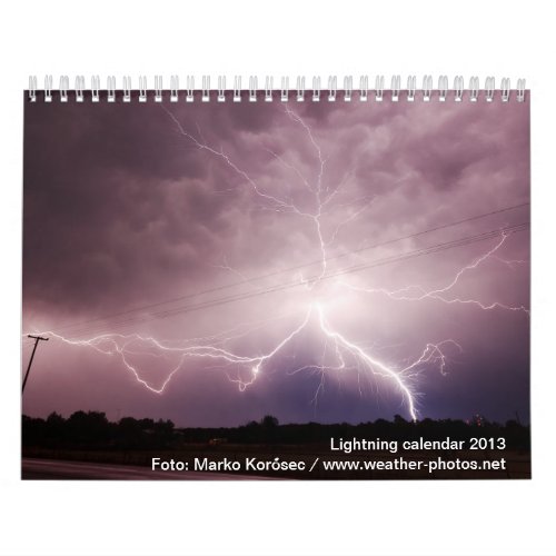 Dangerous Lightning 2013 calendar