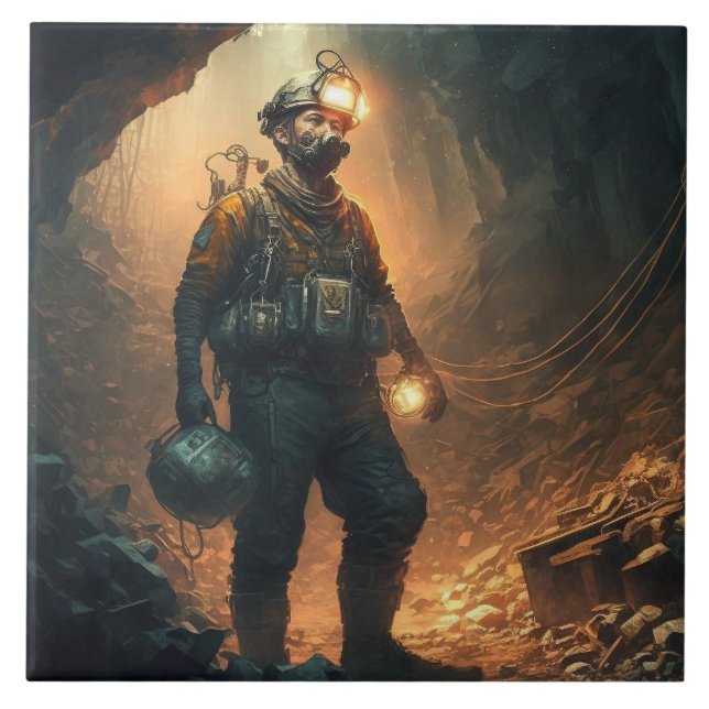 Dangerous Mines Ceramic Tile (Front)
