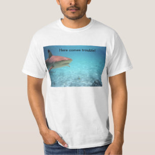 Dangerous shark in the water. T-Shirt