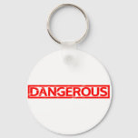 Dangerous Stamp Keychain