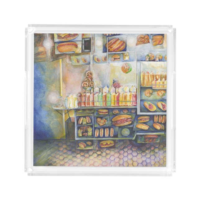 Dangerously Close To Fun Acrylic Tray (Front)