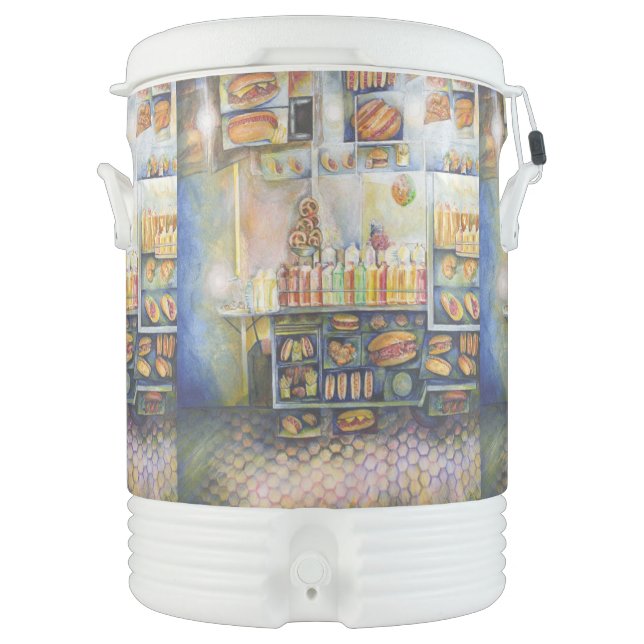 Dangerously Close To Fun Beverage Cooler (Front)