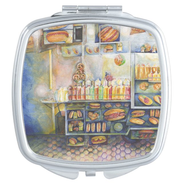 Dangerously Close To Fun Compact Mirror (Front)