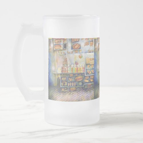 Dangerously Close To Fun Frosted Glass Beer Mug