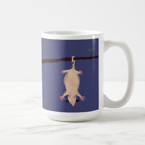 Dangle in Possibility with this adorable opossum Coffee Mug