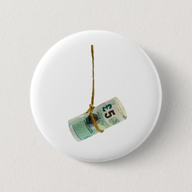 Dangling British pound Button (Front)