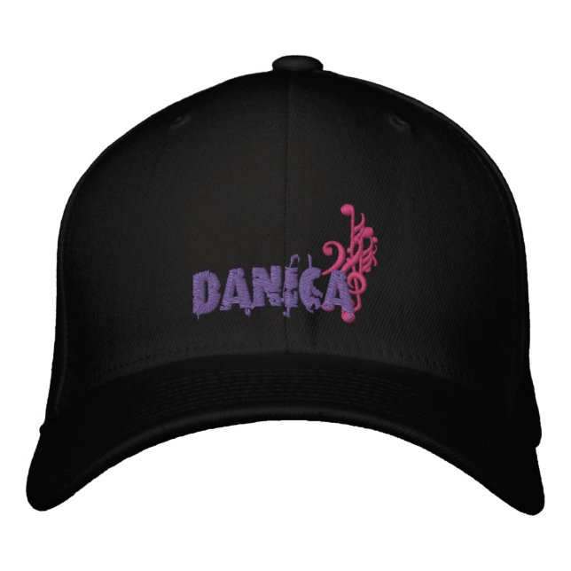 Danica's Music Embroidered Baseball Hat (Front)