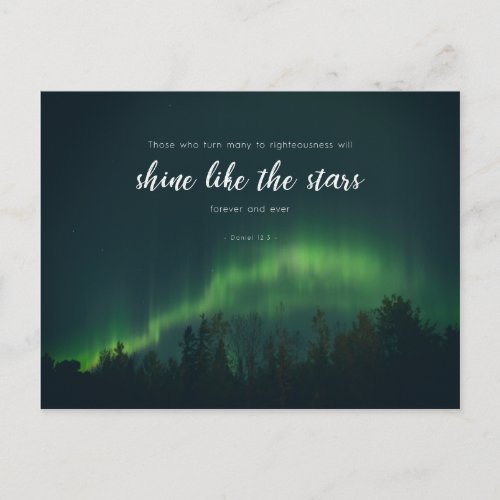 Daniel 123 _ Shine like the stars Postcard