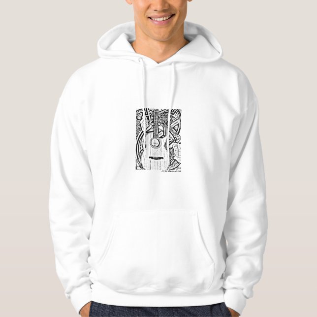 daniel alveraz black and white, Art by jstaylor... Hoodie (Front)