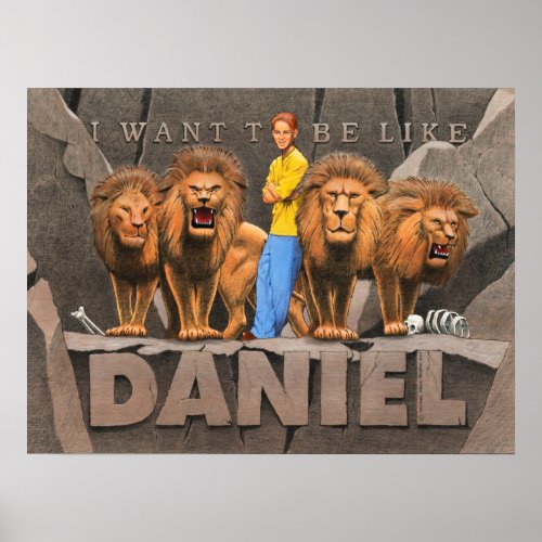 Daniel and The Lions Den _ Boy Poster