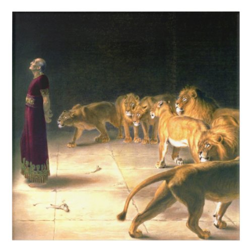 Daniel Answer To King In Lions Den Briton Riviere Acrylic Print