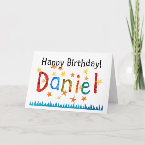 Daniel Birthday Card