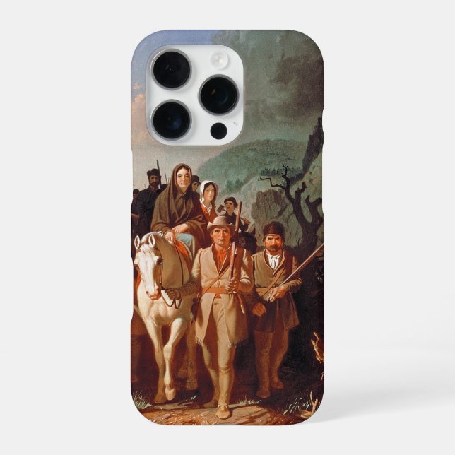 Daniel Boone escorting settlers  iPhone Case (Back)
