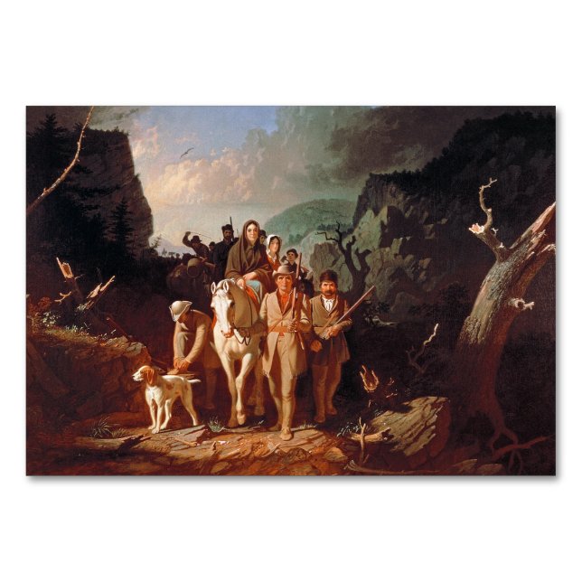 Daniel Boone escorting settlers  Table Number (Front)