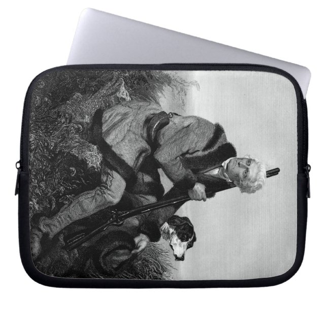 Daniel Boone Laptop Sleeve (Front)