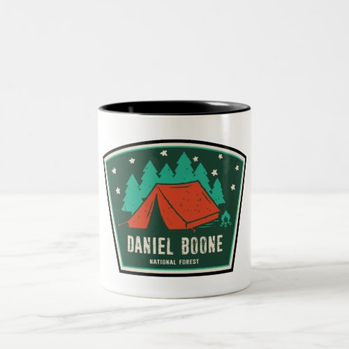 Daniel Boone National Forest Camping Two_Tone Coffee Mug