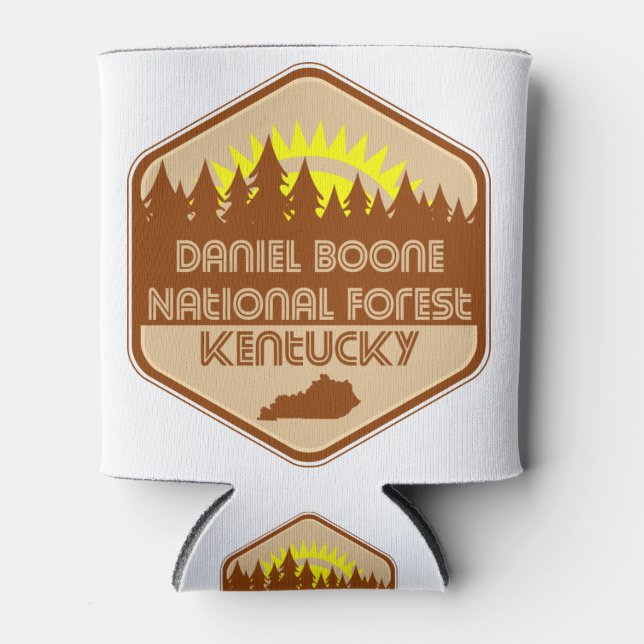 Daniel Boone National Forest Kentucky Can Cooler (Front)