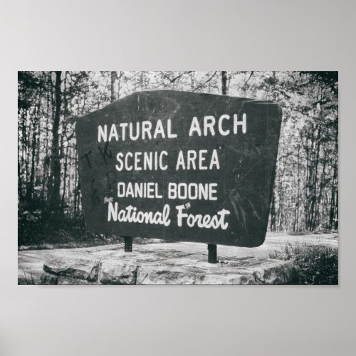 Daniel Boone National Forest Mid_century Sign