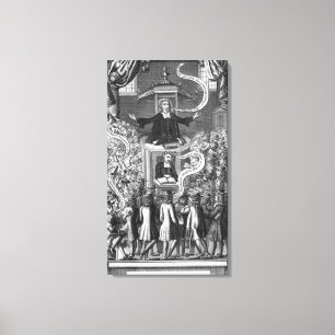 Daniel Burgess, illustration from 'Portraits Canvas Print
