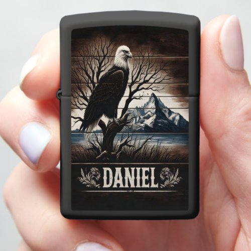 Daniel Eagles Mountain View Zippo Lighter