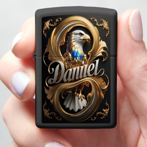 Daniel Golden Eagle Crest Zippo Lighter