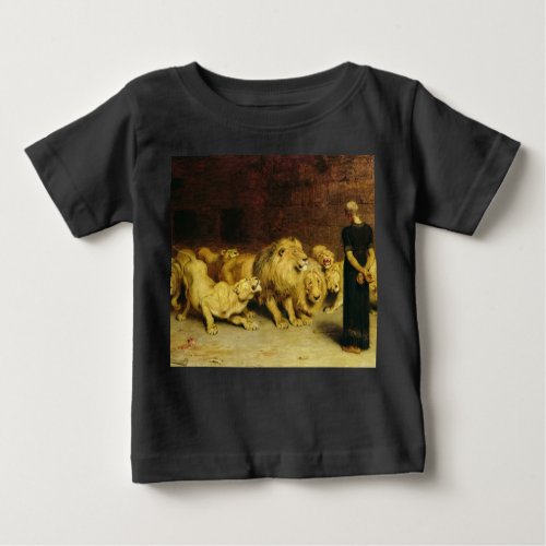 Daniel in the Lions Den 1872 by Briton Riviere Baby T_Shirt