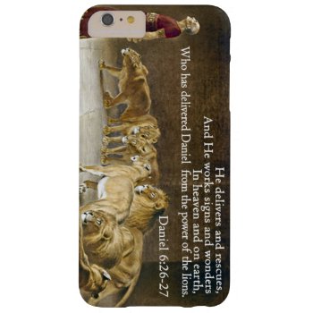 Daniel In The Lion's Den Bible Scripture Christian Barely There Iphone 6 Plus Case by TonySullivanMinistry at Zazzle
