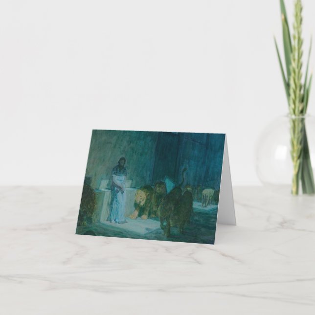 Daniel in the Lions' Den by Henry Ossawa Tanner Thank You Card (Front)