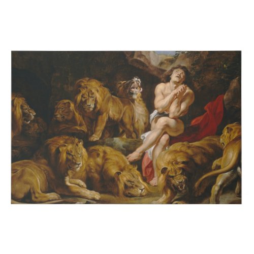 Daniel in the Lions Den by Rubens _ Canvas
