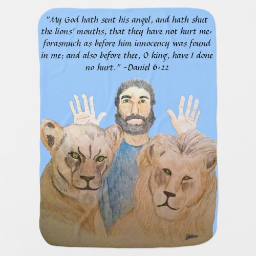 Daniel in the Lions Den II Blanket